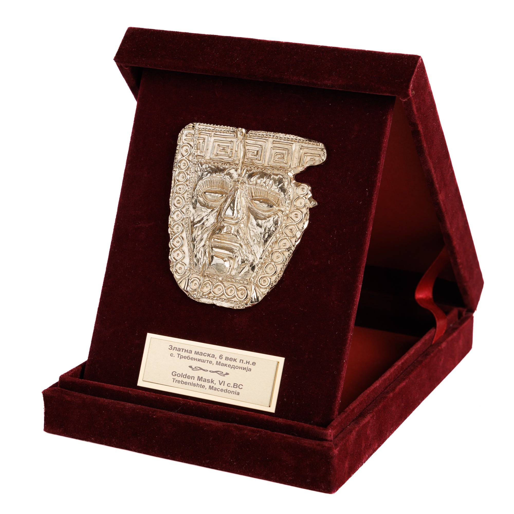 Елегантен деловен подарок и престижен декор за работно биро кој зрачи со авторитет и го претставува кралското наследство на Македонија.