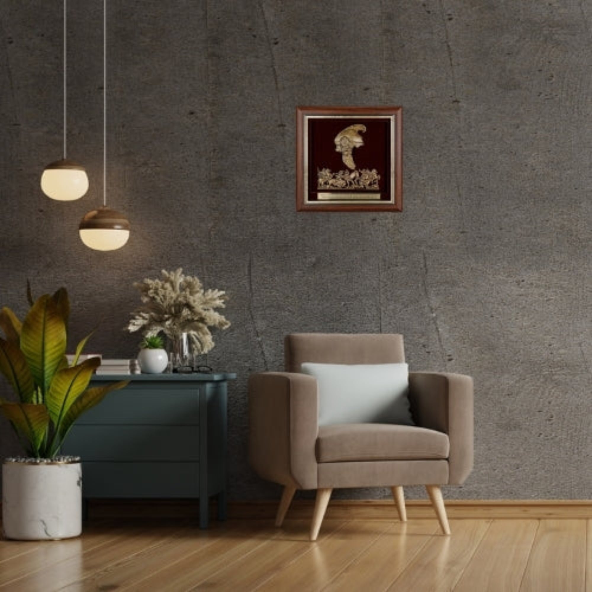 Барелјеф од Битката на Александар Македонски и Антички Шлем